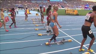 Final 100m vallas femenino Atletismo Cto del Mundo Moscú 2013 [upl. by Hightower770]