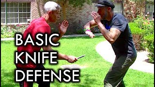 How to Defend Against a Knife Attack with Nick Drossos [upl. by Morehouse]