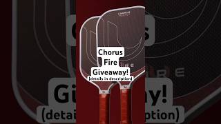 Chorus Fire Pickleball Paddle [upl. by Xanthus595]