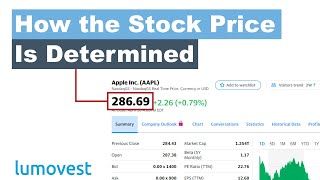 How is the Stock Price Determined  Stock Market for Beginners Part 1  Lumovest [upl. by Irbmac652]