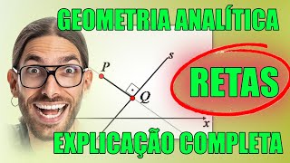 GEOMETRIA ANALÍTICA Estudo de Retas MATÉRIA COMPLETA  Prof Rafa Jesus [upl. by Ketchan]