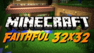 Minecraft Faithful 32x32 Texture Pack  HD Font Overview [upl. by Shawn]