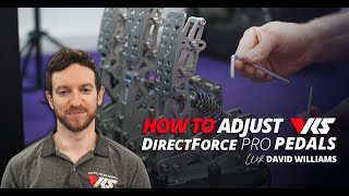 How to adjust the VRS DirectForce PRO Pedals Tutorial by David Williams [upl. by Elbertina]