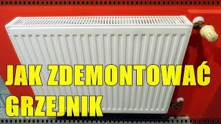 Demontaż grzejnika bez spuszczania wody [upl. by Nij]