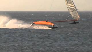 VESTAS Sailrocket 2 quotThe magic milequot world record [upl. by Eilrak]