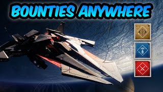 HOW TO GET BOUNTIES IN ORBIT  Acquire Bounties using Destiny 2 Companion App [upl. by Denn980]