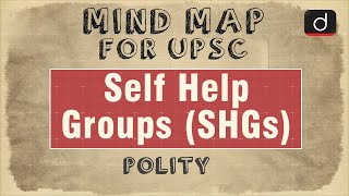 MindMaps for UPSC  Self Help Groups SHGs Polity [upl. by Cyrilla984]