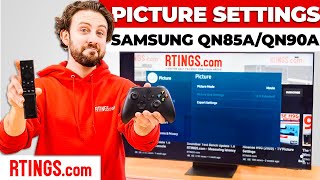 Samsung QN85A amp QN90A 2021  TV Picture Settings [upl. by Eldreeda]