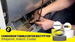 Condenser Tumble Dryer Belt Replaced  EASILY Change Yourself [upl. by Auburta]