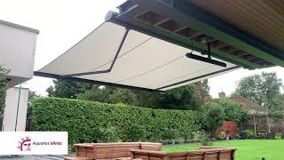 Electric Garden amp Patio Awning  Aquarius Blinds [upl. by Osbourne]