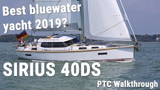 Sirius 40DS Decksalon Sailboat Tour 2019 PTC Review [upl. by Eerak]