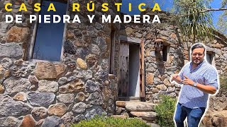 CASA RÚSTICA DE PIEDRA Y MADERA  OBRAS AJENAS [upl. by Silverman11]