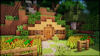 Minecraft CONSTRUA UMA CASA NA MONTANHA EM 5 MINUTOS NO SURVIVAL [upl. by Candida]