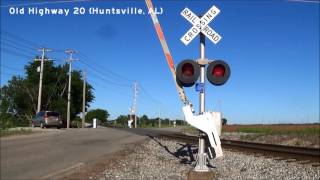 Railroad Crossings of the NS Memphis District East End Part 2 Decatur AL to Fackler AL [upl. by Wie]