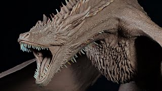 Sculpting a Dragon from Game of Thrones in Monster Clay  Step by Step Process [upl. by Cathi]