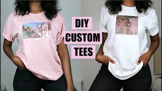 DIY Custom Print TShirts  NO Transfer Paper [upl. by Abbub]