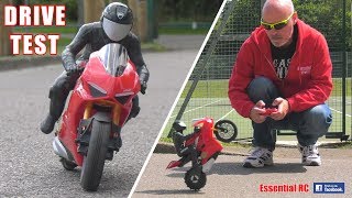 UPRISER Ducati Panigale V4S RC STUNT BIKE ESSENTIAL RC DRIVE TEST [upl. by Boyes]