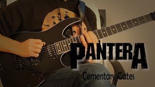 Pantera  Cemetary Gates Guitar Cover [upl. by Annoel866]