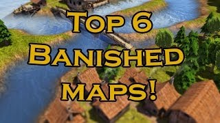 Top 6 Banished Maps and Seeds for Fishing [upl. by Ajnin]