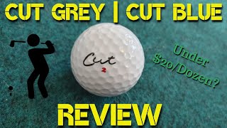 Cut Grey  Cut Blue  Golf Ball Review [upl. by Eidahs]