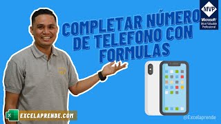 📲 Completar número de celular con formulas  ExcelAprende [upl. by Aneladdam]