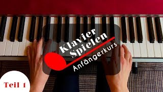 Klavier spielen lernen  Anfängerkurs  Akkorde [upl. by Atyekram]