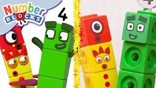 Numberblocks Peekaboo 🙈✨ Numberblocks MathLink Cubes  Learn to Count [upl. by Bound493]