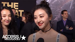 Jing Tian On Playing Commander Lin Mae In The Great Wall  Access Hollywood [upl. by Deanne249]