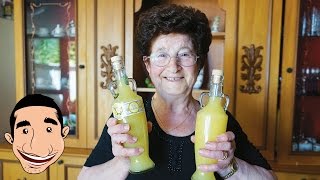 LIMONCELLO RECIPE  Italian Nonna making the Best Limoncello in the World [upl. by Weisbart]