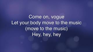 Vogue  Madonna Lyrics [upl. by Feenah]