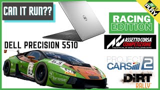 Nvidia Quadro M1000M Budget Gaming Tested Dell Precision 5510  CAN IT RUN  RACING Edition 2021 [upl. by Black]