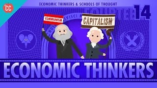 Economic Schools of Thought Crash Course Economics 14 [upl. by Marpet727]