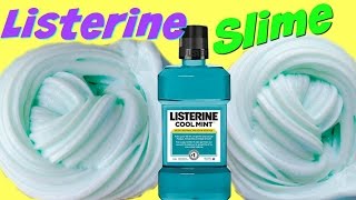 Making Mouthwash Slime Make it MondayListerine Slime DIY [upl. by Hola]