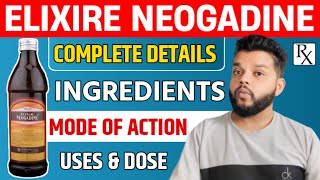 Neogadine Elixir Benefits IngredientsHow To Use in hindiGyanear The Medical Channel [upl. by Harv]