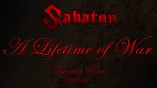 Sabaton  A Lifetime Of War Lyrics English amp Deutsch [upl. by Frasco265]