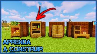 MÓVEIS NO MINECRAFT  DICAS DE DECORAÇÃO [upl. by Acenahs]