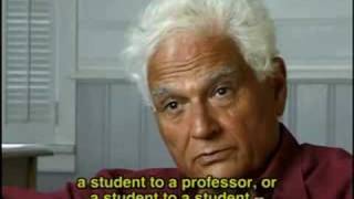 Jacques Derrida on American Attitude [upl. by Sirronal]