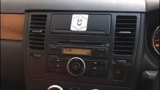 Transformation Nissan Tiida Audio Aux [upl. by Aluin]