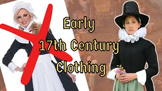 Getting Dressed in Early 17th Century Historical Clothing 16001625 [upl. by Akire]