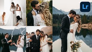 How to edit TIMELESS wedding photos FAST Lightroom Editing Tutorial  Natural  Beautiful Presets [upl. by Astra]