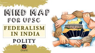 MindMaps for UPSC  Federalism in India Polity [upl. by Gurl]