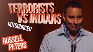 quotTerrorists vs Indiansquot  Russell Peters  Outsourced [upl. by Robinette910]