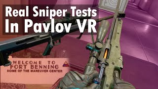 Using Pavlov VR to Pass US Army Sniper School [upl. by Htrowslle]