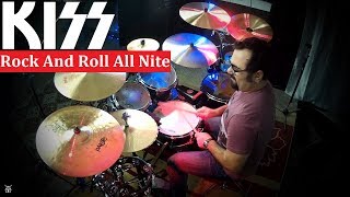 Kiss  Rock And Roll All Nite Drum Cover [upl. by Garda633]