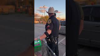 Undercover cop falsely accuses us of stealing from HEB And then gets owned [upl. by Yssirk981]