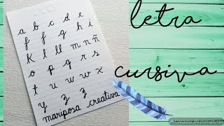 CÓMO ESCRIBIR EN LETRA CURSIVA [upl. by Lyrradal]