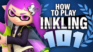 HOW TO PLAY INKLING 101  Super Smash Bros Ultimate [upl. by Dnomyad856]