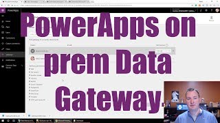 Powerapps on premise data gateway [upl. by Irafat]