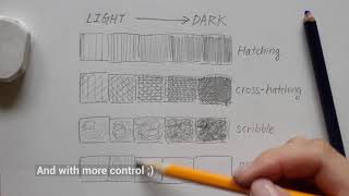 PENCIL  Basic Shading Techniques [upl. by Svoboda589]