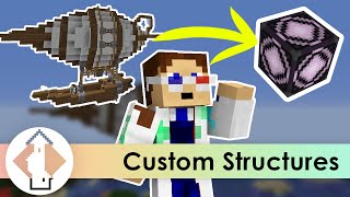 How to Create CUSTOM STRUCTURES in Minecraft 116 [upl. by Laram653]